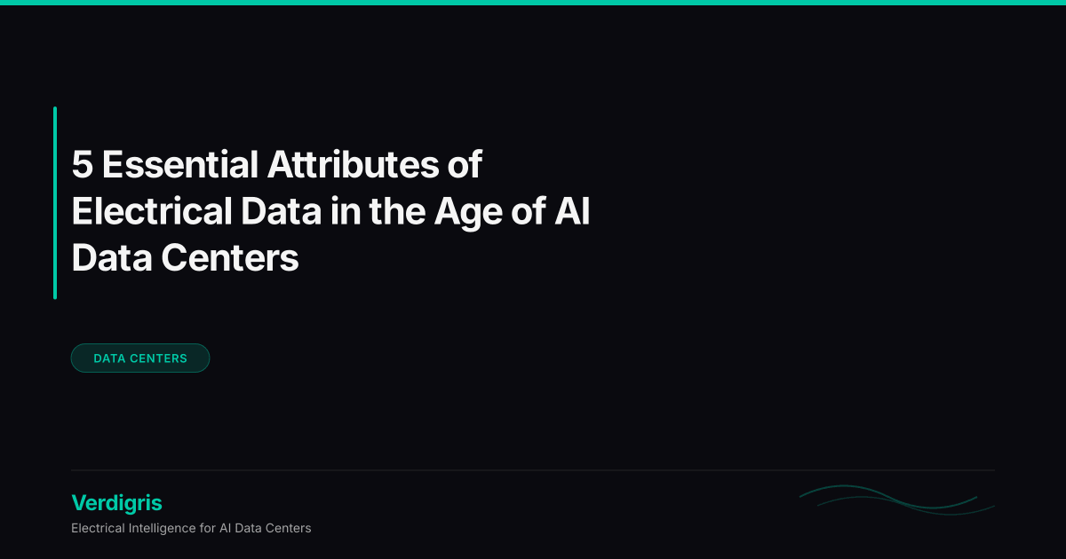 Here are the five attributes of electrical data that every data center operator must focus on to meet the challenges of...