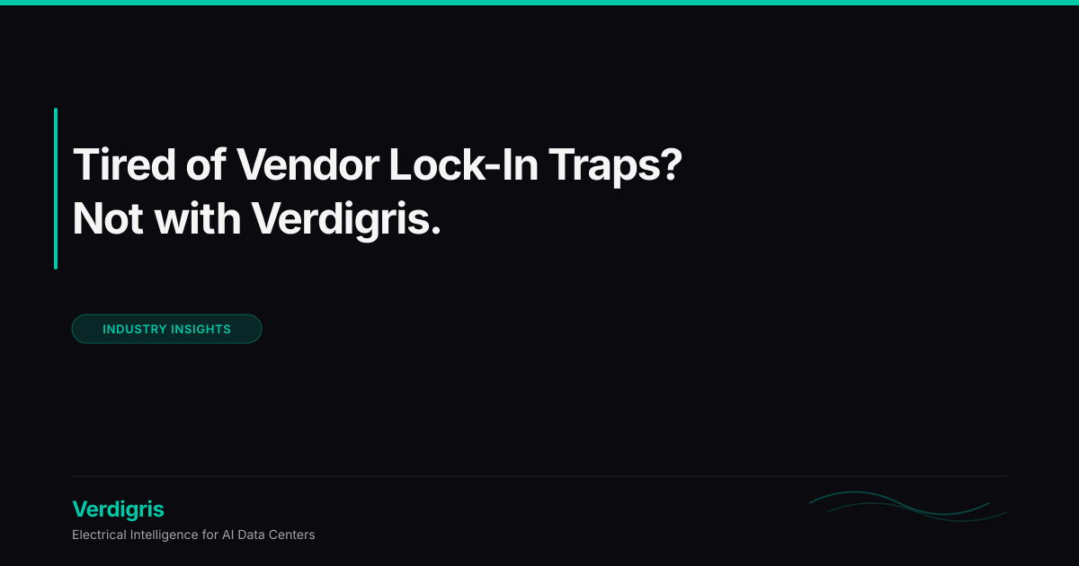 Learn how Verdigris helps you avoid the established trappings of vendor lock-in, so you can stay competitive and...